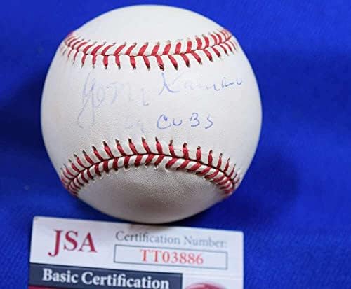 Yosh Kawano 1969 Cubs raros JSA CoA Autograph National League ONL Baseball assinado - Bolalls