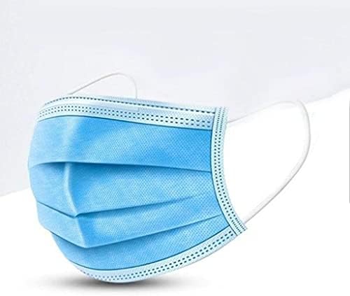 Showv 50pc/pacote de proteção unissex-adult máscara de proteção de face descartável de 3 camadas de poeira descartáveis