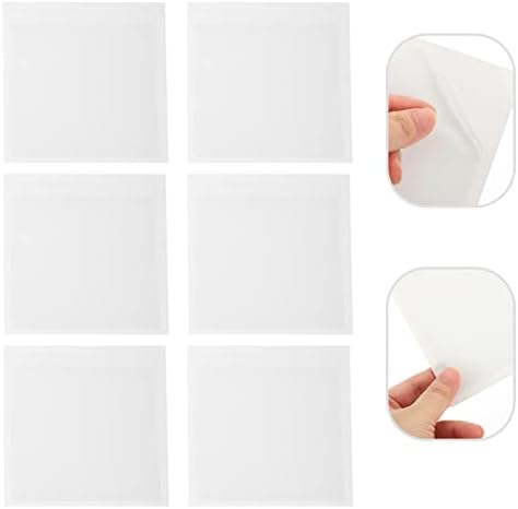 OPERITACX Remessa envelopes 20pcs bolsões autoadesivos abertos bolsos de suporte de plástico cristalino para organizar