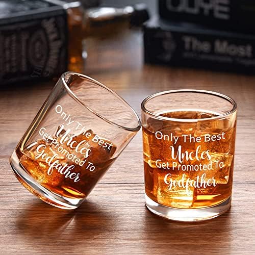 Presentes de padrinho de Dazlute, apenas os melhores tios são promovidos a Godfather Whisky Glass, Dia dos Pais