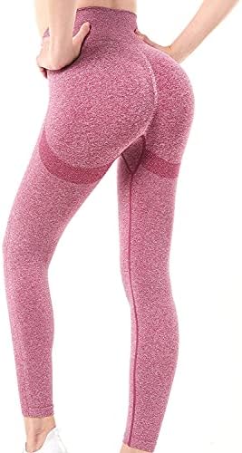 Timonunu Mulheres de alta cintura atlética Treinando leggings leggings inless scrunch butt lift
