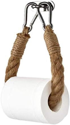 Guolarizi Storage perfurador papel higiênico papel de papel hambúrguer de cânhamo Creative Roll Rold Rope Tool Toilet