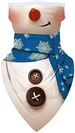 Skimask Christmas Face Capa Galta do pescoço: Cover de boca reutilizável lavável Anti-cuspitt Protection