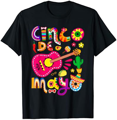 Cinco de Mayo mexicano Fiesta 5 De Mayo Mulheres Meninas T-shirt