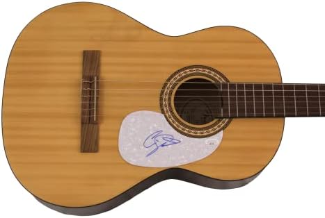 Cole Swindell assinou autógrafo em tamanho grande violão violão com James Spence Authentication JSA