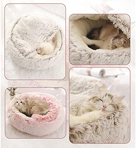 Friendlysss Cats portáteis Kitten Sleep Bed Nest Ninho dobrável Plush Winter Warm Mat Meting Viagem para casa