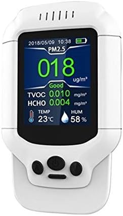 Monitor de qualidade do ar ATO, PM2.5/hcho/tvoc/temperatura/umidade, monitor de qualidade do ar portátil
