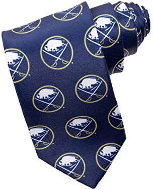Calhoun NHL Men's All Over Team Logo Neck Tie