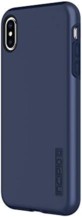 Incipio DualPro Dual Camada Case para iPhone XS Max com proteção contra queda de choque híbrido - Midnight