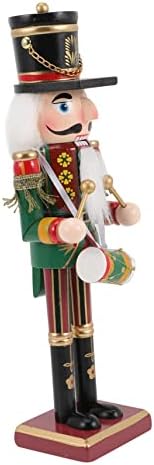 Bestoyard noz -racker para mesa de ornamentos de natividade para crianças soldados de nozes de madeira