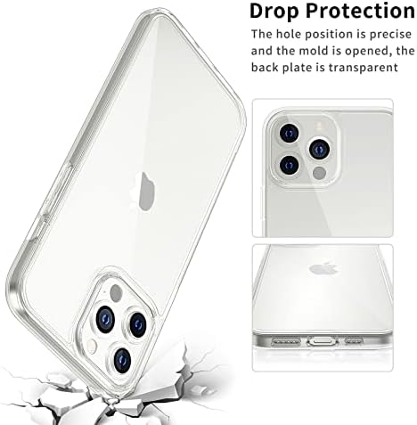 Compatível com o iPhone 13 Pro máximo de 6,7 polegadas e anti-arranha-choque de backshock à prova