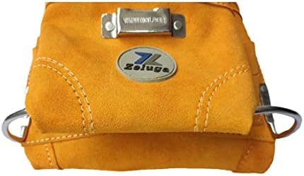 Zeluga ZL113TB 10 bolso Rigger Saco de ferramentas de couro pesado, amarelo