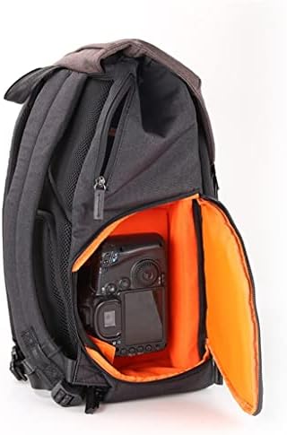 YFQHDD CAPAÇÃO DE GRANDE CAPAÇÃO ombros de vídeo Backpack à prova d'água com capa de chuva Fit Fit de