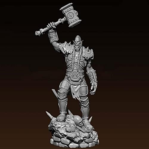 Goodmoel 1/24 Kit de resina comandante de fantasia antiga Orc Figura Unhamente montada e não pintada