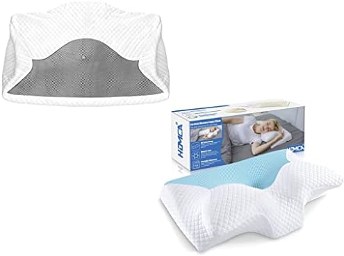 Capa de travesseiro cervical de espuma de memória Homca - Capa de travesseiro de contorno hipoalergênico
