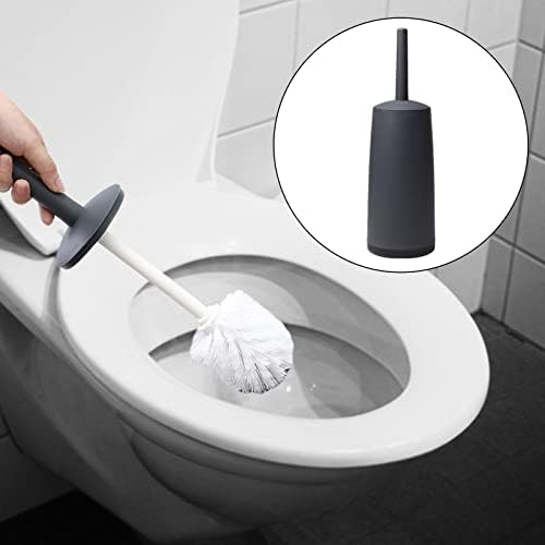 Pincel de vaso sanitário qianly e suporte de limpador de banheiros do banheiro para economizar espaço