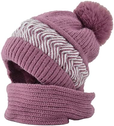 Chapéu de inverno capuz de lenço de malha coif inverno garoto quente malha chapéu chapéu de folhas