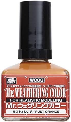 Sr. Hobby WC08 Rust Orange, GSI, Sr. Weathering Color Paint