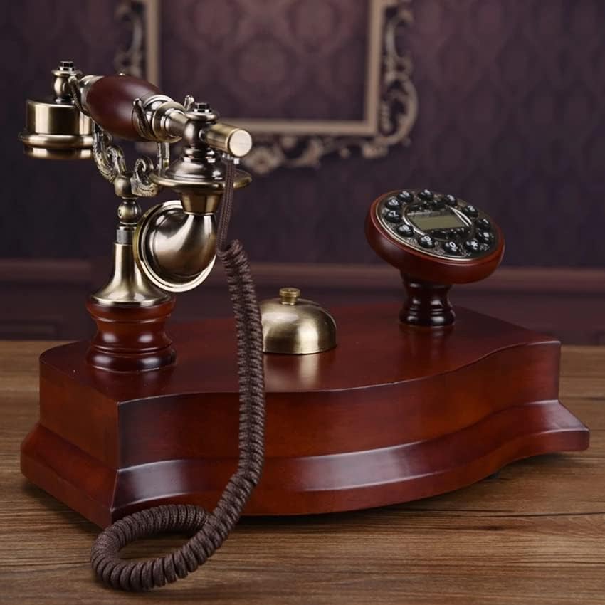 JGQGB Telefone antigo telefone fixo sólido