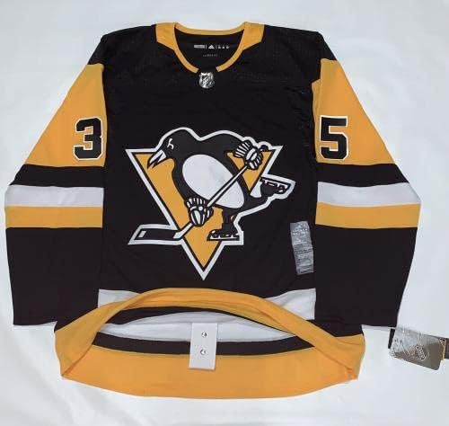 Tristan Jarry assinou a adidas Climalite Pittsburgh Penguins Jersey PSA COA - Jerseys autografados
