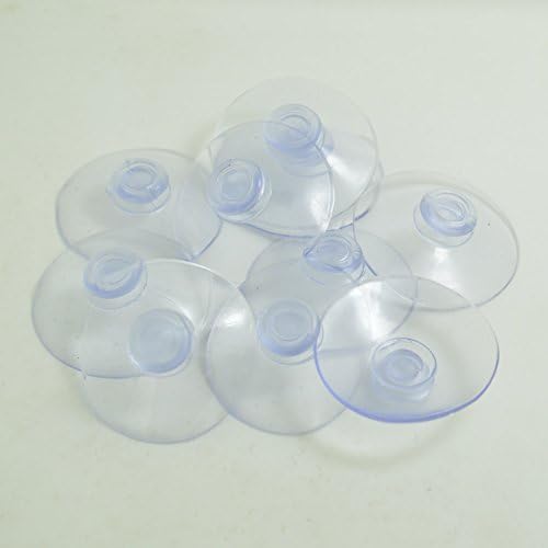 Bronagrand 30 pacote de sucção de plástico transparente copo de otário sem ganchos 3 tamanho, 40 mm,