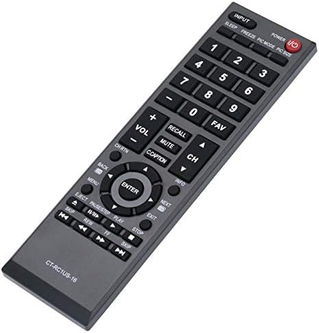 CT-RC1US-16 Substitua o ajuste do controle remoto para a TV HDTV TVHIBA 43L420U 49L310U 49L420U 50L420U