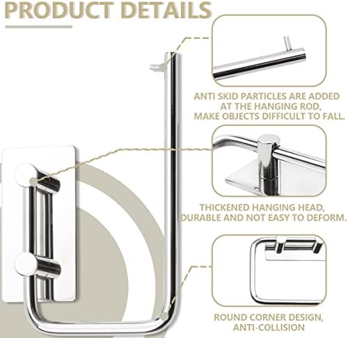 Sanato Banheiro Quadrado Tolilet Patrocer, SS304 Antecedim de aço inoxidável Anti Rust Roll Toilet Roll para
