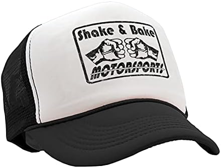 The Goozler - Shake and Bake Motorsports - Ferrell Movie - Vintage Retro Style Trucker Cap Hat Hat