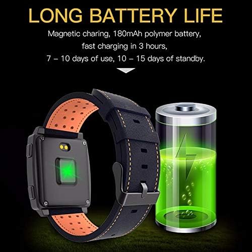 GPPZM Smart Watch Men Mulheres 1.4 polegadas Touch Fitness Rastreador de freqüência cardíaca Monitoramento