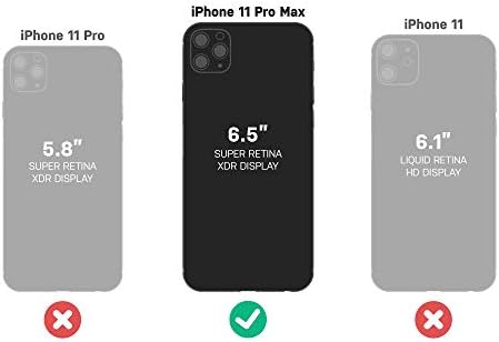 Casca de carteira da série Flip Série à prova de vida para iPhone 11 Pro Max - Water Lily
