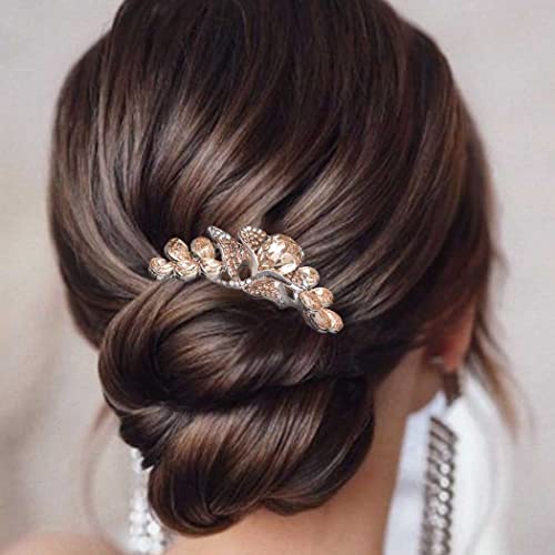 Bohend Rhinestone Hair pente de cristal peças de cabelo Jóias de acessórios de cabelo de noiva para mulheres