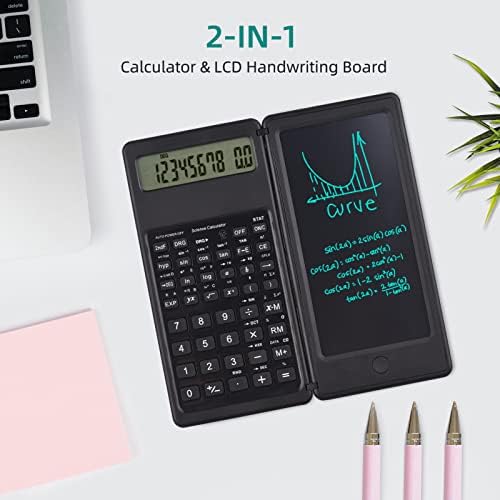 Calculadora Xixian, calculadora com calculadoras de mesa de tablets de escrita de LCD 10 dígitos Exibir com botão