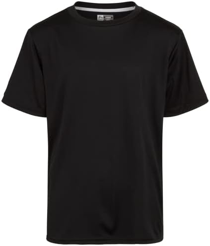T-shirts ativos dos garotos rbx-4 pacote de pacote atlético de manga curta camisetas esportivas