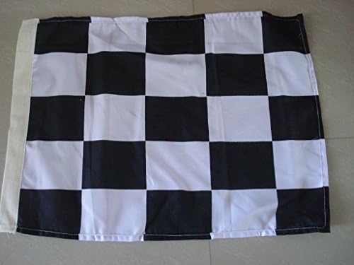 Bênção de bronze: bandeira de corrida esportiva quadriculada - preto e branco - bandeira de carro/raça/esportes