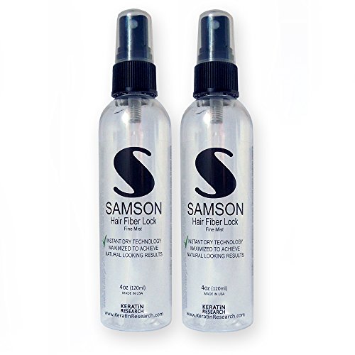 Spray de cabelo para homens para fibras de cabelo Samson Spray de travamento de fibras para fibras de construção