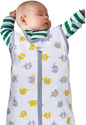Sitililin Baby Slep Sack Planta vestível Saco de dormir algodão de bebê macio e confortável adequado