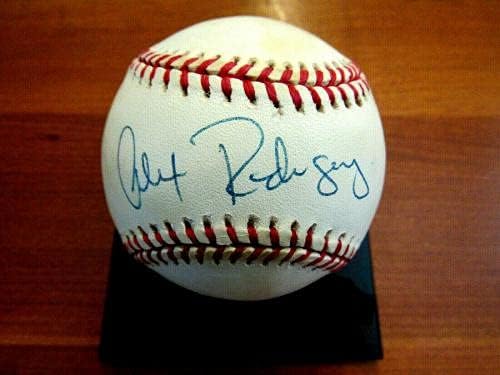Alex Rodriguez Mariners Yankees MVP Rookie assinado Auto Gu'ed Oal Baseball JSA - MLB Game Usado Baseballs