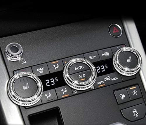 Niuhuru Car Bling Interior Acessórios para Land Rover Range Rover Evoque 2013-2018 Decalques de