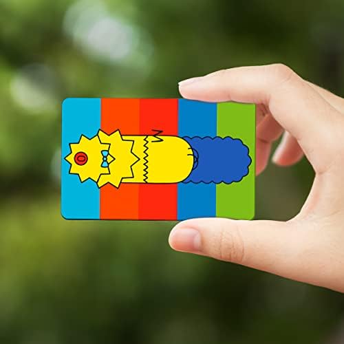 Adesivos de cartão bancos de débito de débito Simpsons vinil Protector de TV Série de casos de TV