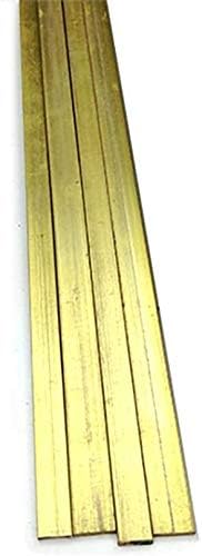 Yuesfz Folha de latão quadrado Barra plana linha bastão placa de cobre Pad Metal Materiais industriais crus