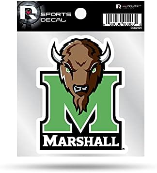 RICO INDUSTRIES NCAA Marshall Thundering Herd 4 X4 Decalque de estilo pequeno