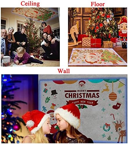 Natal Papai Noel, Luriyah Christmas Indoor Projector Light for Kids Christmas Room Decorações, Ano Novo Presente de Natal, Lâmpada de Projetor para Festa de Férias de Natal