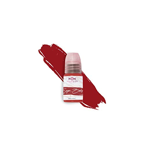 Sugar Baby -Melhor tinta de microblading para lábios de maquiagem permanente, trabalha com máquina de maquiagem