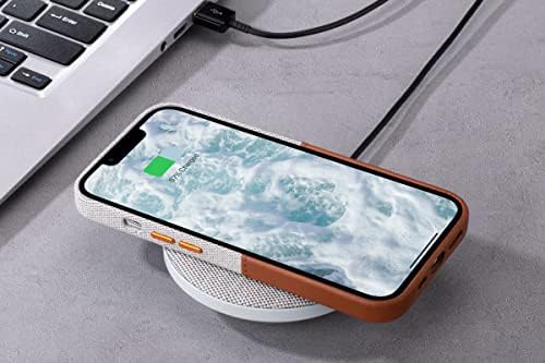 LOPIE [Caixa de telefone da série de algodão Sea Island compatível com iPhone 14 Plus 2022 - Caixa