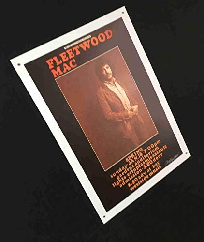 Poster Fleetwood Mac New Artist's Edition of 1971 com Peter Green assinado Bob Masse