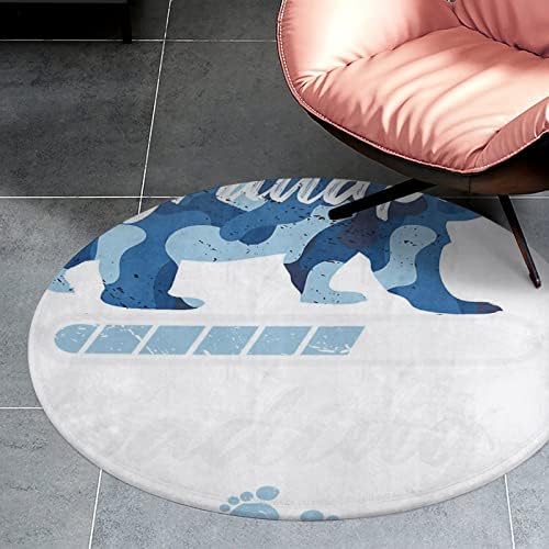 Vovô Urso Carregando tapetes de área macia para o quarto Tapetes de sala Berçário Meninas tapetes para