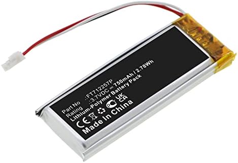 Synergy Digital Game Console Battery, compatível com SteelSeries Nimbus Controller Game Console, Ultra High Capacity, Substituição para SteelSeries FT712257P Bateria