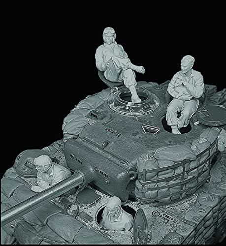 1/35 WWII Tank Soldier Resin Kit Figura Kit Modelo Modelo de Resina Miniatura // PQ0-87