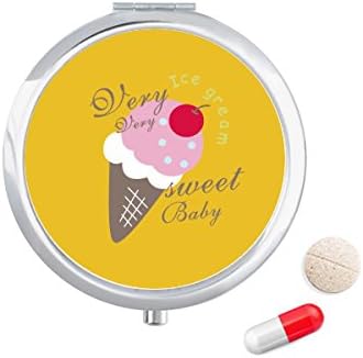 Cherry Sweet Baby Sweet Ice Cream Caso Caixa de bolso da caixa de armazenamento Distribuidor de recipiente