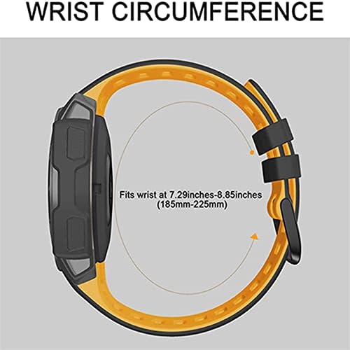 Czke Silicone Watch Bands Strapas para Garmin Instinct Smart Watch Relógio de 22mm Banda de pulseira Pulseira de